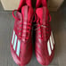 Adidas Adizero Football Cleats Power Red Cloud White GW5058 Size 12 FB. Size 12,