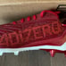 Adidas Adizero Football Cleats Power Red Cloud White GW5058 Size 12 FB. Size 12,