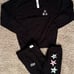 VS PINK IVY FLEECE CAMPUS JOGGER SWEATPANTS/PIMA COTTON TEE SET SIZE XS NWT