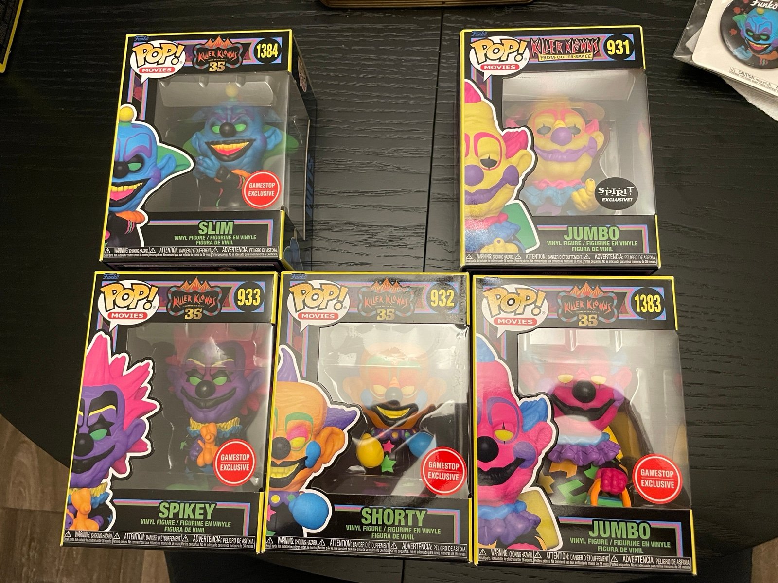 Killer Klowns Funko set