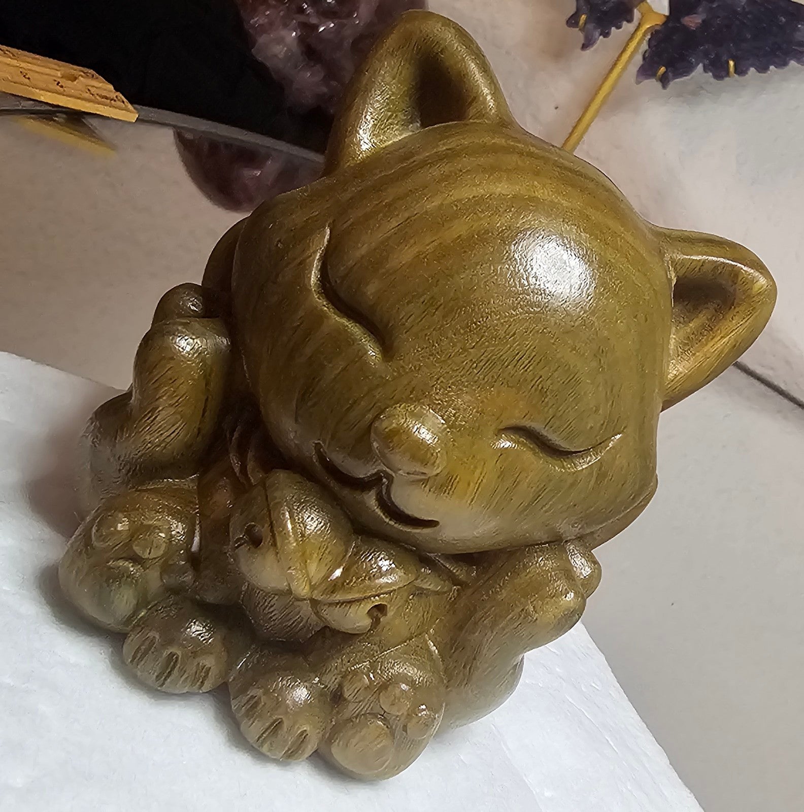 Large Nine-Tailed Wooden Charm
