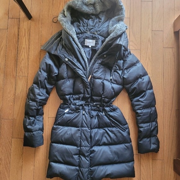 Laundry Fur-Lined Puffer Coat (Small)
