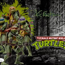 Kevin Eastman Ninja Turtles Signed Photo