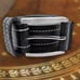 Men Leather belt Black size M/L/S