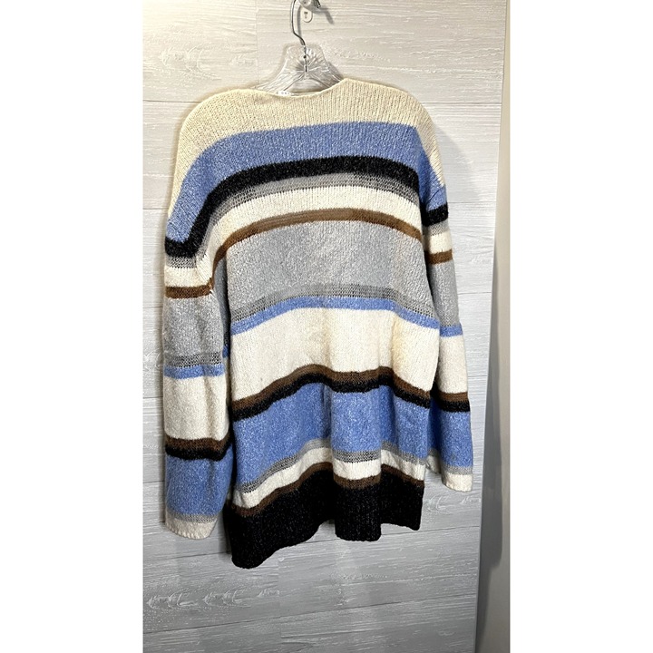 VERONICA BEARD Women's Cardigan Color Block Striped store Draped Cardigans Long Sleeve