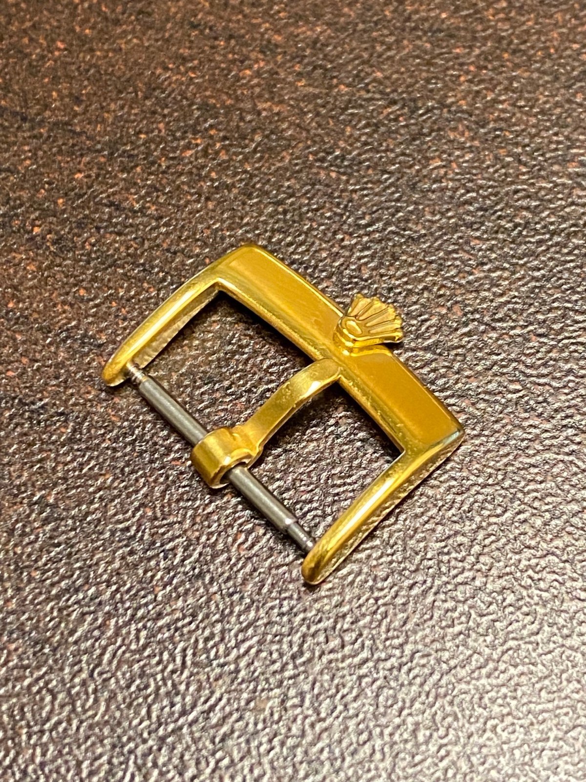 18mm gold plated crown buckle for Rolex
