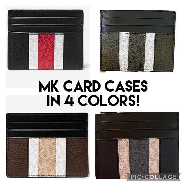 MK Men's Card Case - Available in 4 Colors - BRAND NEW