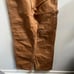 Carhartt Men's Brown Duck Bill Overalls Workwear Double Knee 36x34 RN 14806