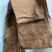 Carhartt Men's Brown Duck Bill Overalls Workwear Double Knee 36x34 RN 14806