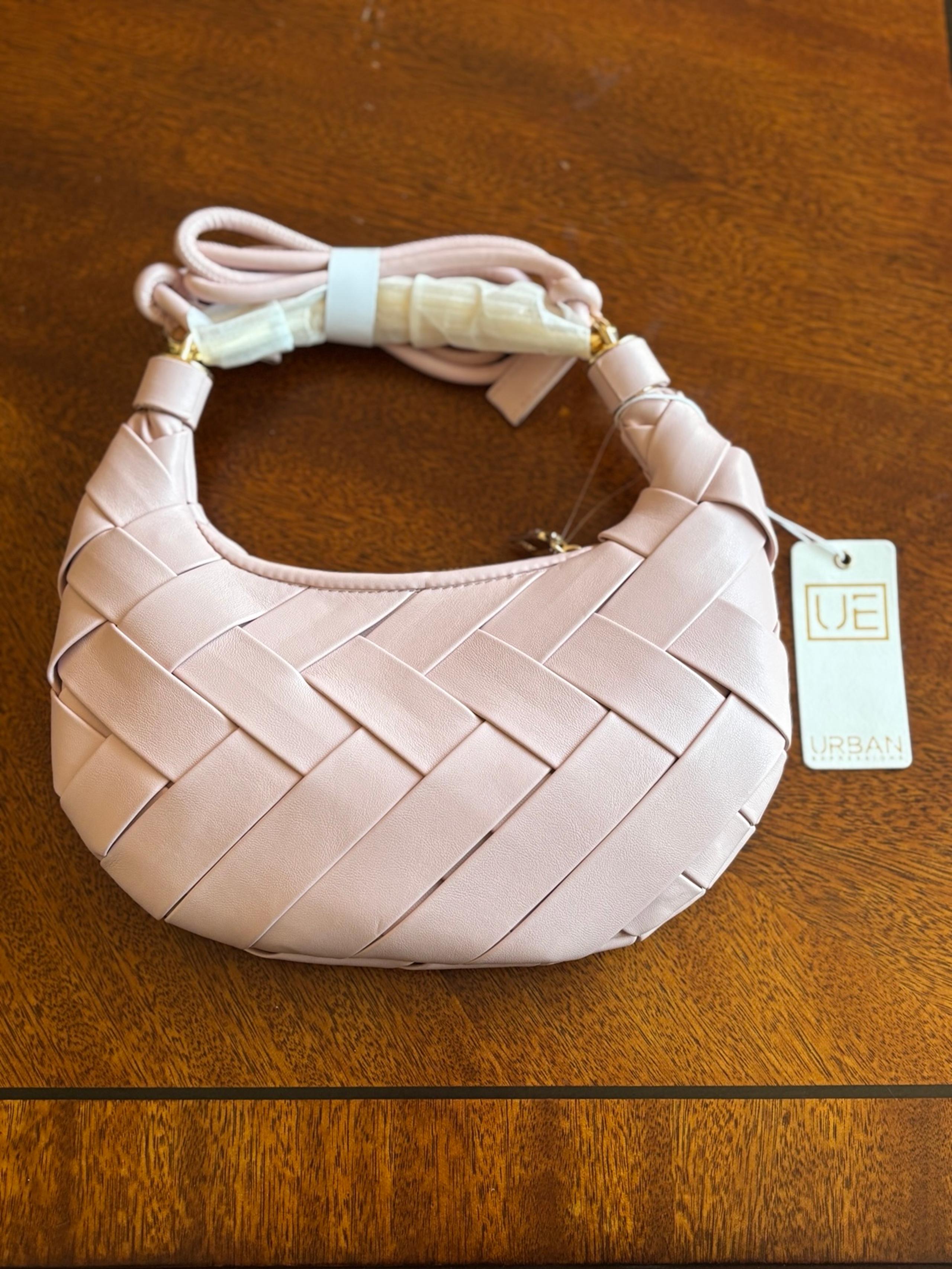Urban Expressions Pink Woven Women's Bag