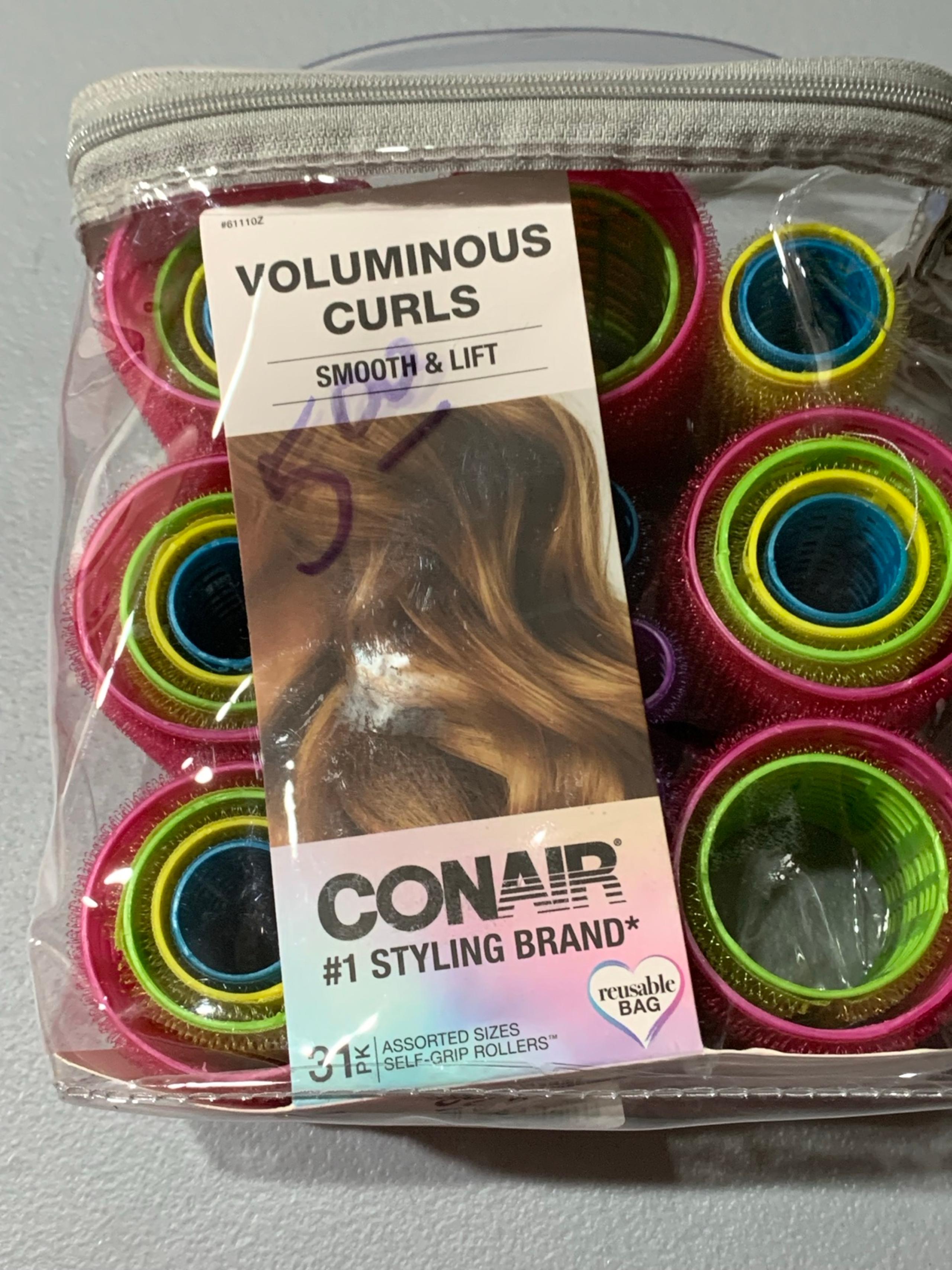 Self-Grip Rollers Voluminous Curls Smooth & Lift 31 Assorted Size Rollers - Conair