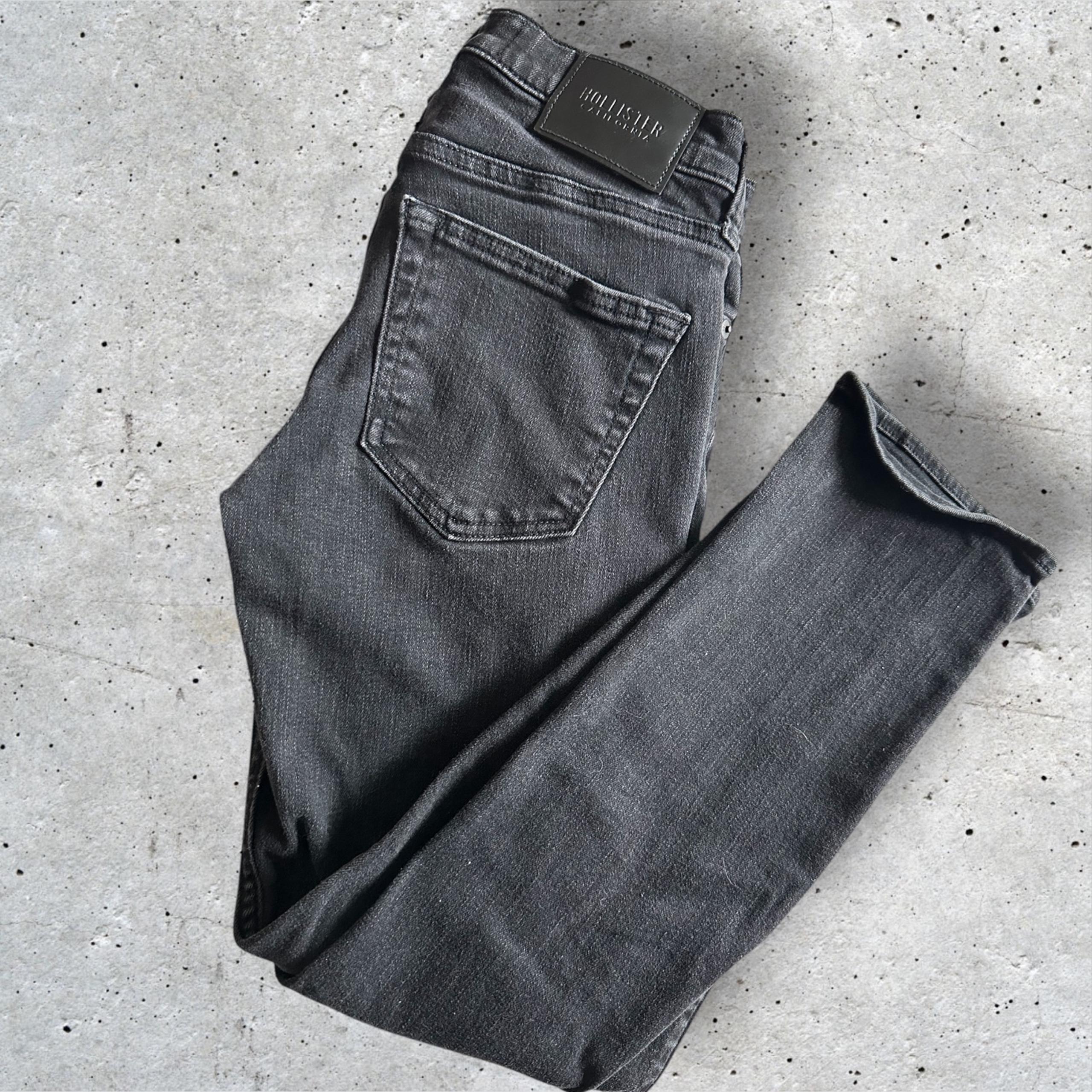 Hollister Men’s Slim Straight Black Denim Jeans 26X28 - Hollister Co.