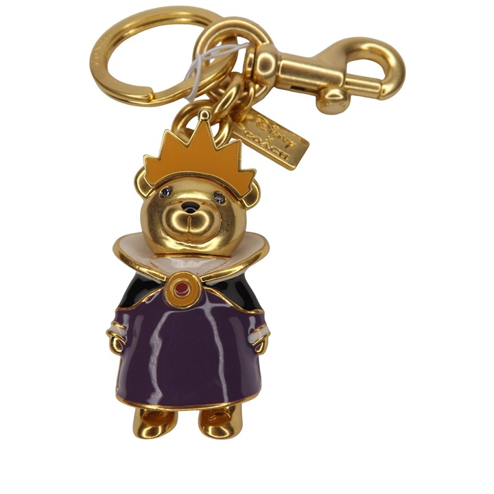 Coach Disney X Evil Queen Bear Bag Charm Key Ring - CC345