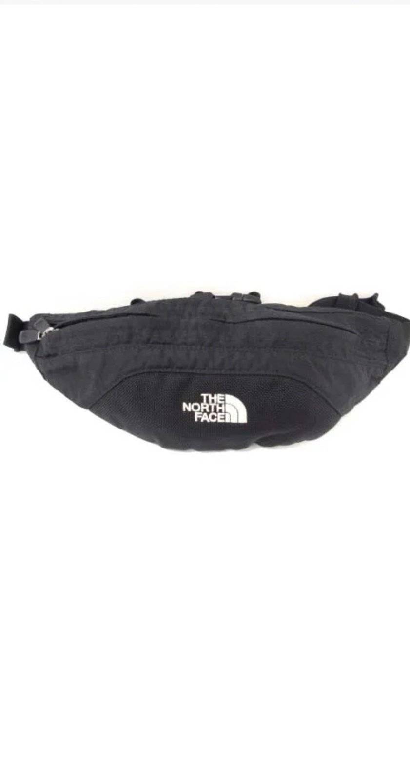 The North Face Granule Waist Bag Pouch UNISEX Body Logo Embroidery Black