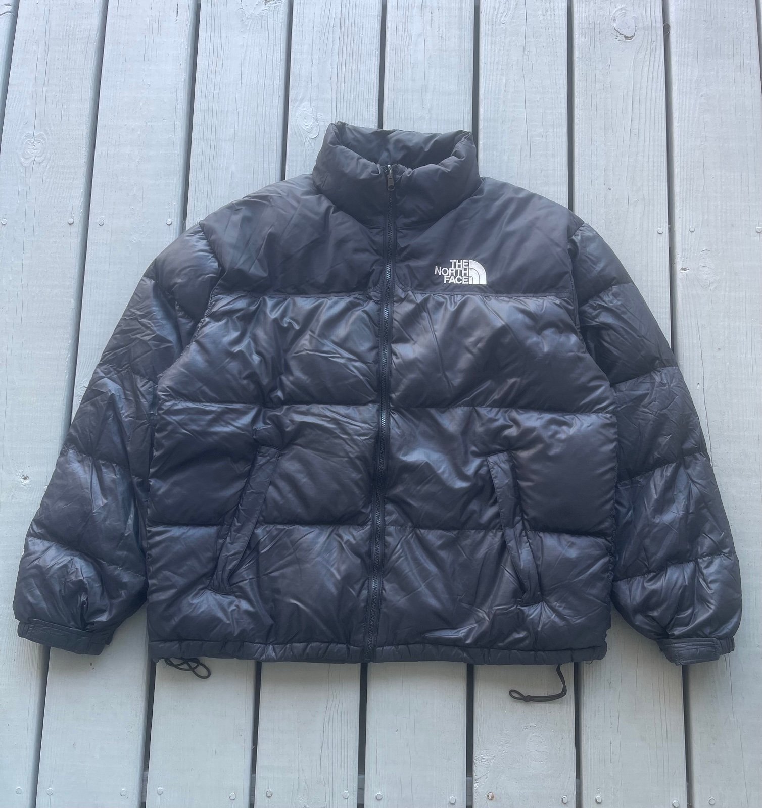 VTG The North Face Jacket Men’s Nuptse Down 700 Black Puffer Jacket XL Packable