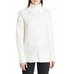 Vince Wool-Blend Nubby-Knit Turtleneck Sweater in Cream Size XXS
