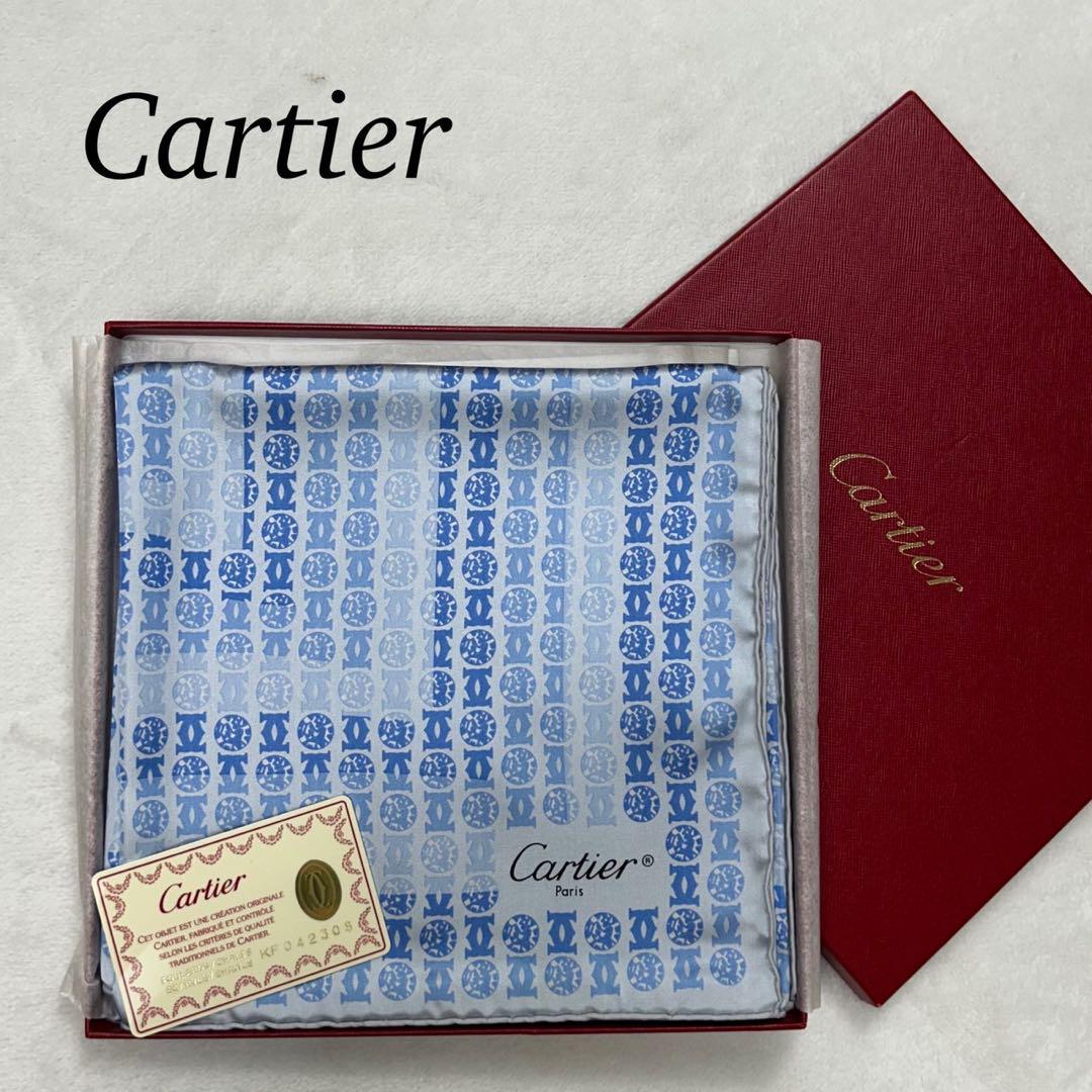 G169 Brand New with Card Cartier Silk 100% Scarf for Women