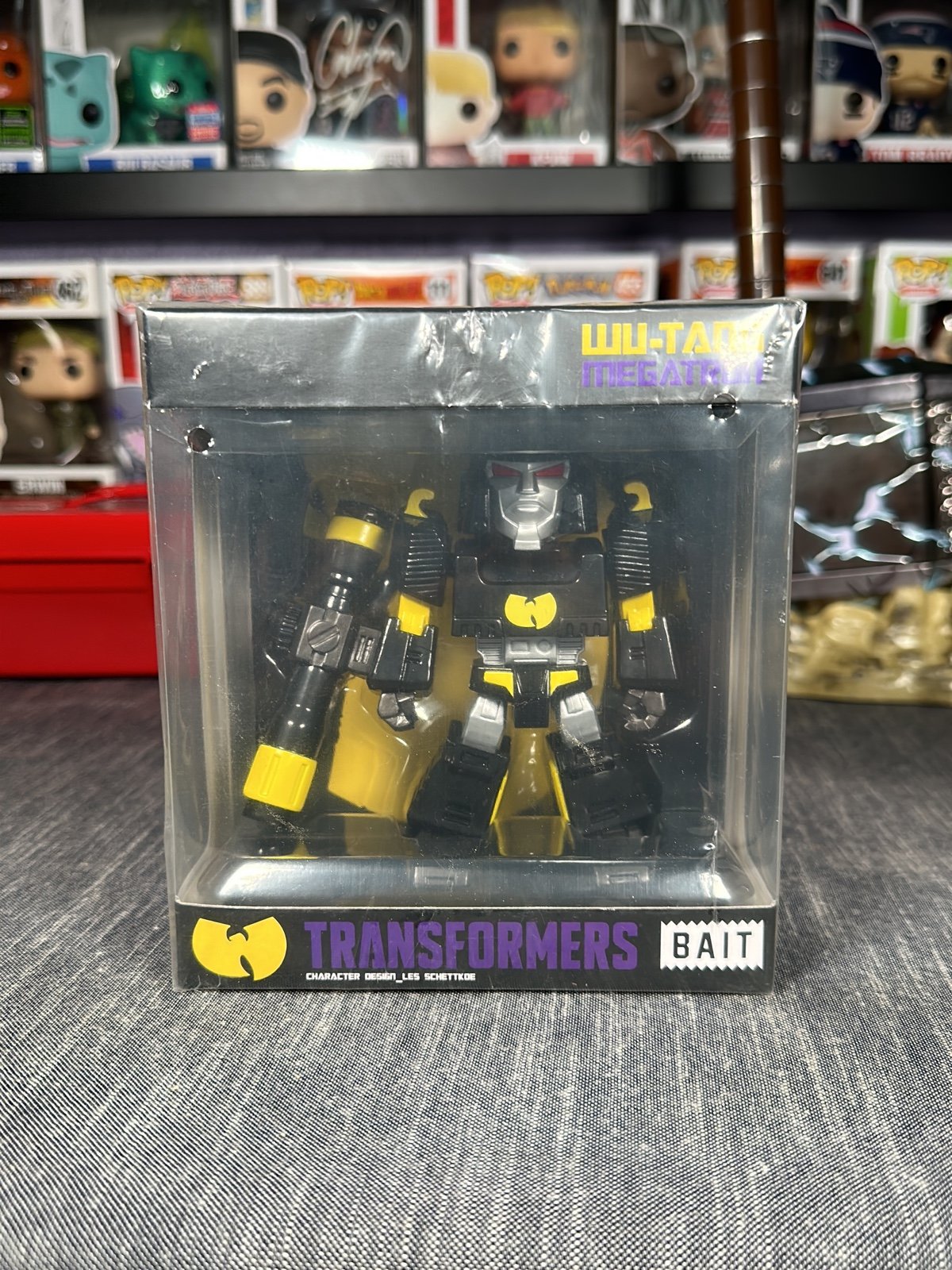 Megatron Wu-Tang x Transformers x Bait x Hasbro designed by Les Schettkoe SDCC