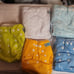 5- Alva Baby Cloth Diapers Plus (6) Inserts