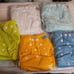 5- Alva Baby Cloth Diapers Plus (6) Inserts