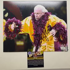 Signed WWF photo