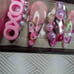 Press on nails Barbie inspired pink themed bedazzled