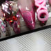 Press on nails Barbie inspired pink themed bedazzled