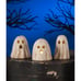 Bethany Lowe Small Luminary Ghost Set of 3 Scared Surprised & Tall Halloween New