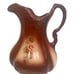 Ironstone Water Pitcher Jug Brown Pink Vintage Roses collector water wash