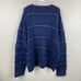 Polo Ralph Lauren Vintage Fair Isle Silk Cotton Linen Grandpa Sweater Size XL