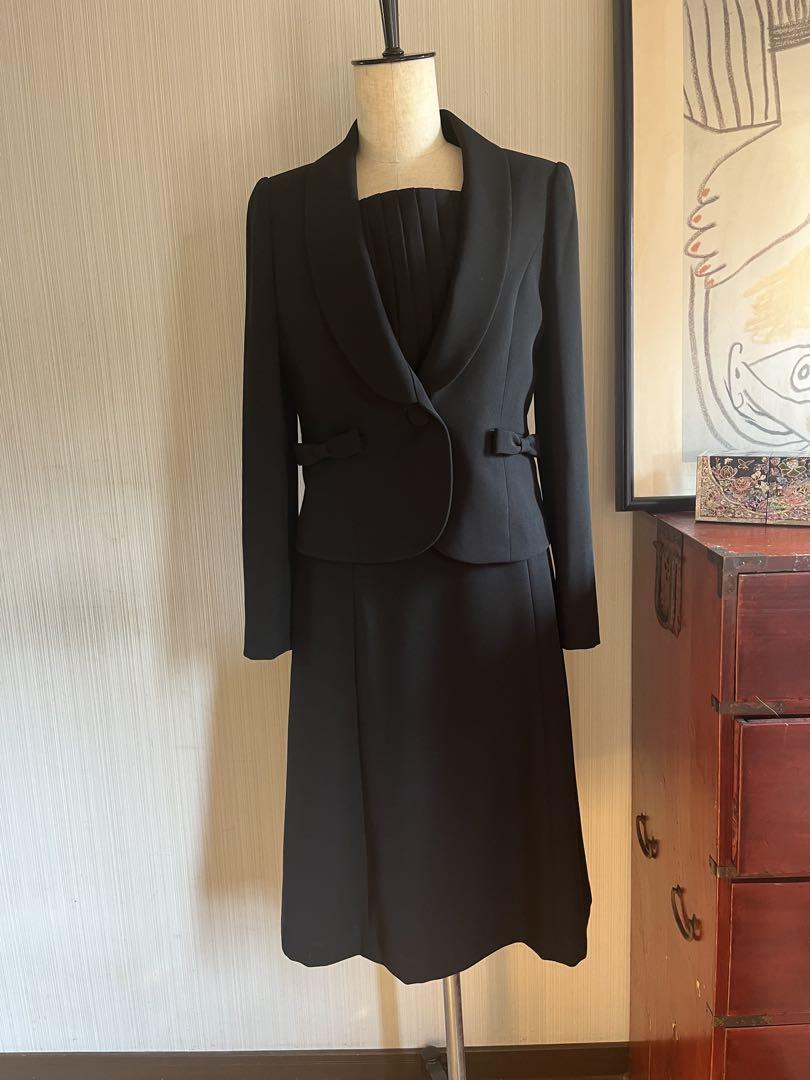 Excellent Condition Margaret Funeral Suit, Black, Size 9