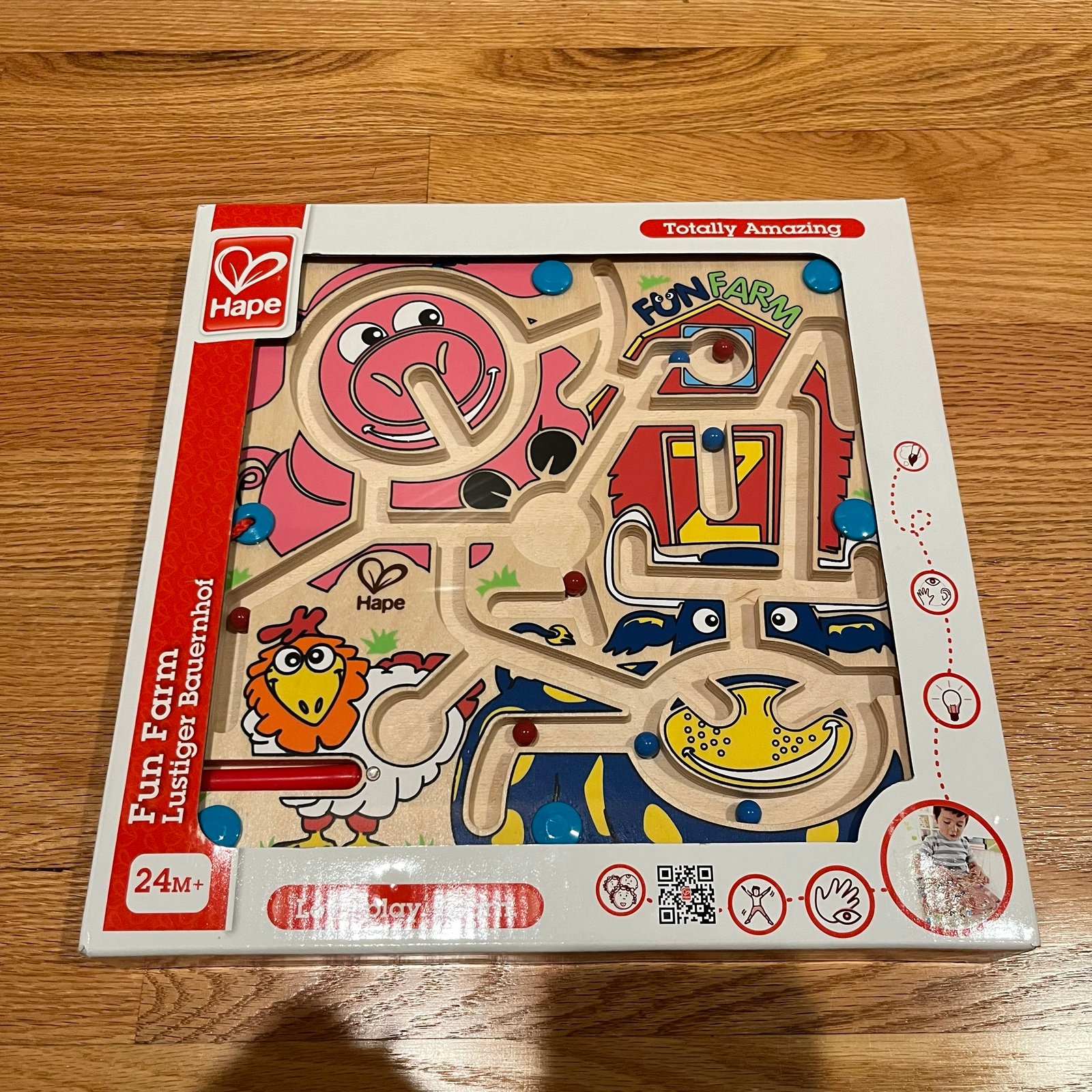 Hape Fun Farm Magnetic Ball Maze
