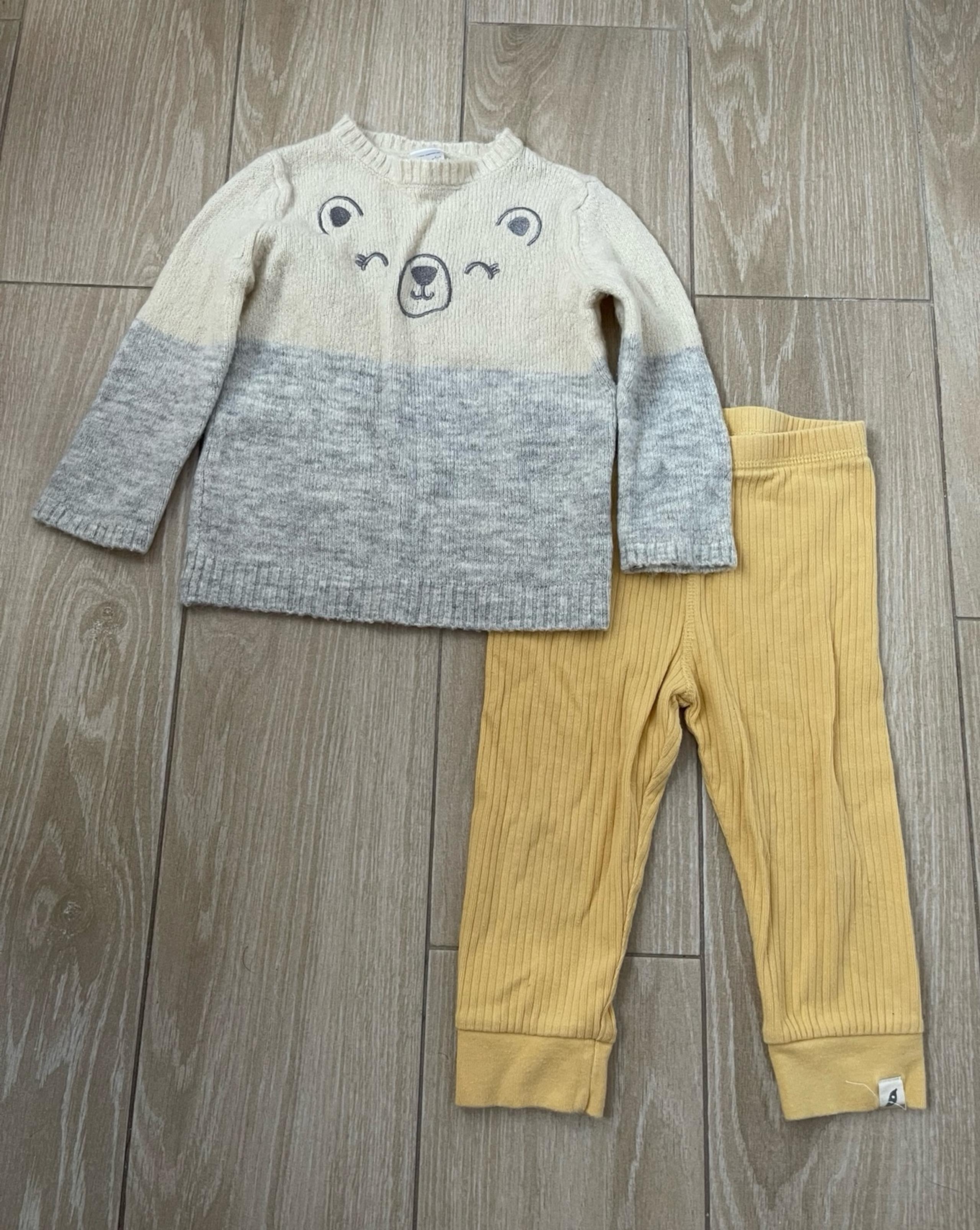 Set unisex/Baby Girl - Baby Boy - Sweater and pants - Size 12m