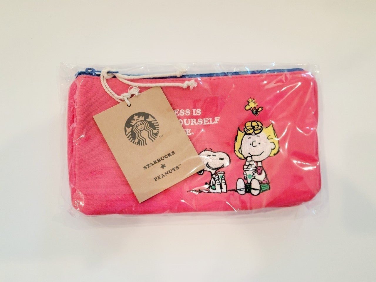 Starbucks Japan x Peanuts exclusive cosmetic bag