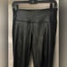 Athleta Design Womens Black Delancey Shine Tight Compression Leggings Pant Small