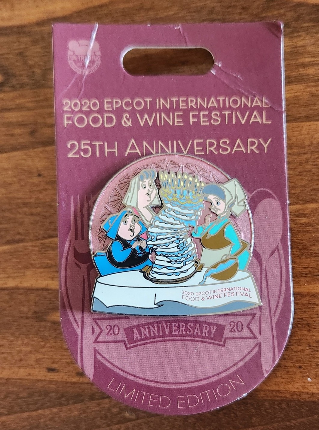 Disney EPCOT Food and Wine Festival Sleeping Beauty Fairies LE Pin