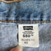 Levi's 550 Jean Shorts Jort Mens 38” Relaxed Fit Dad Denim Mom Medium Wash