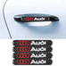 BRAND NEW 8PCS AUDI Real Carbon Fiber Black Car Trunk Fenders Door Badge Sticker