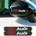 BRAND NEW 8PCS AUDI Real Carbon Fiber Black Car Trunk Fenders Door Badge Sticker