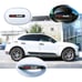 BRAND NEW 8PCS AUDI Real Carbon Fiber Black Car Trunk Fenders Door Badge Sticker