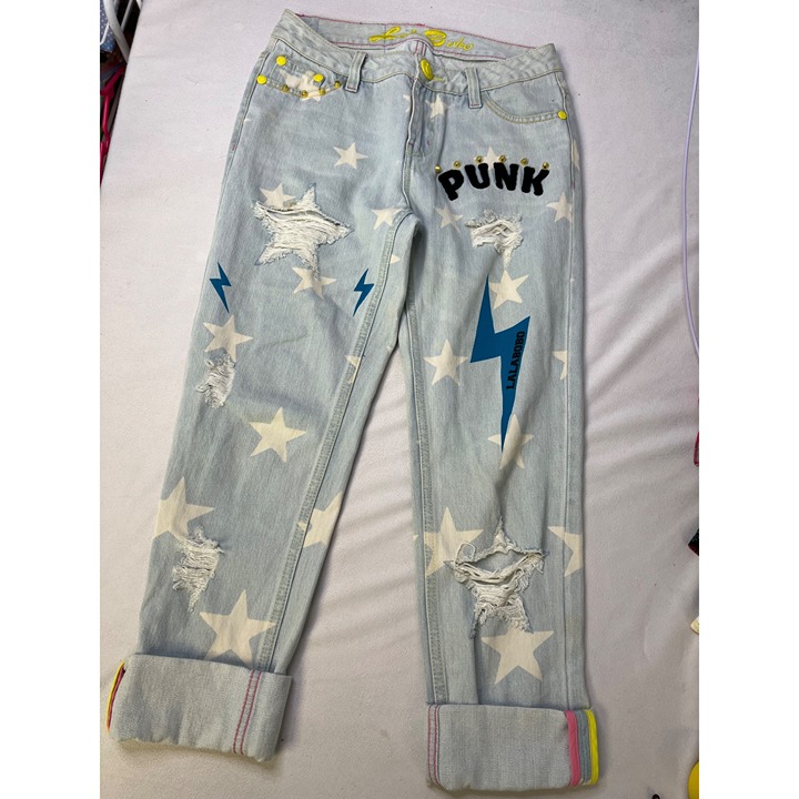 womens size 26 lalabobo capri jeans