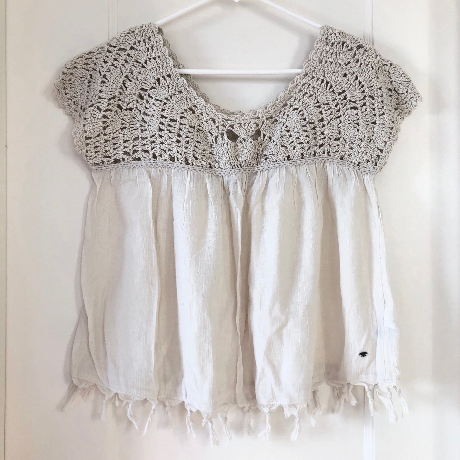 American Eagle Crochet Blouses | Mercari