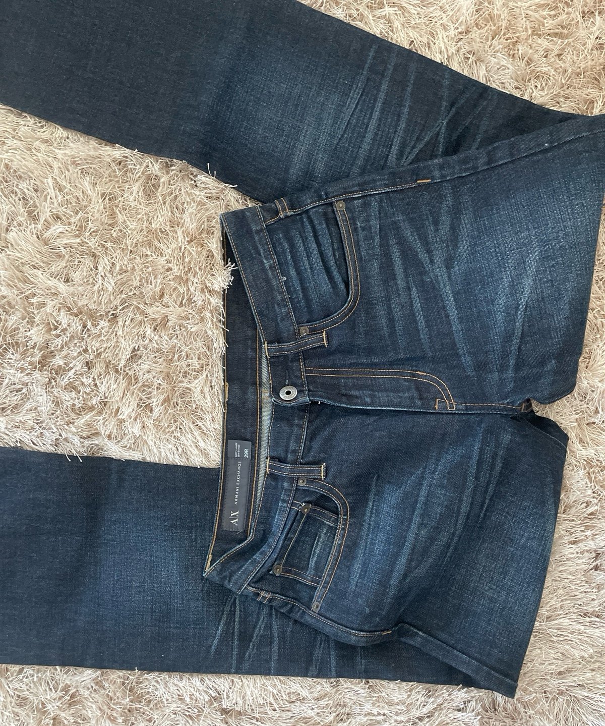 armani jeans stretch boot cut jeans