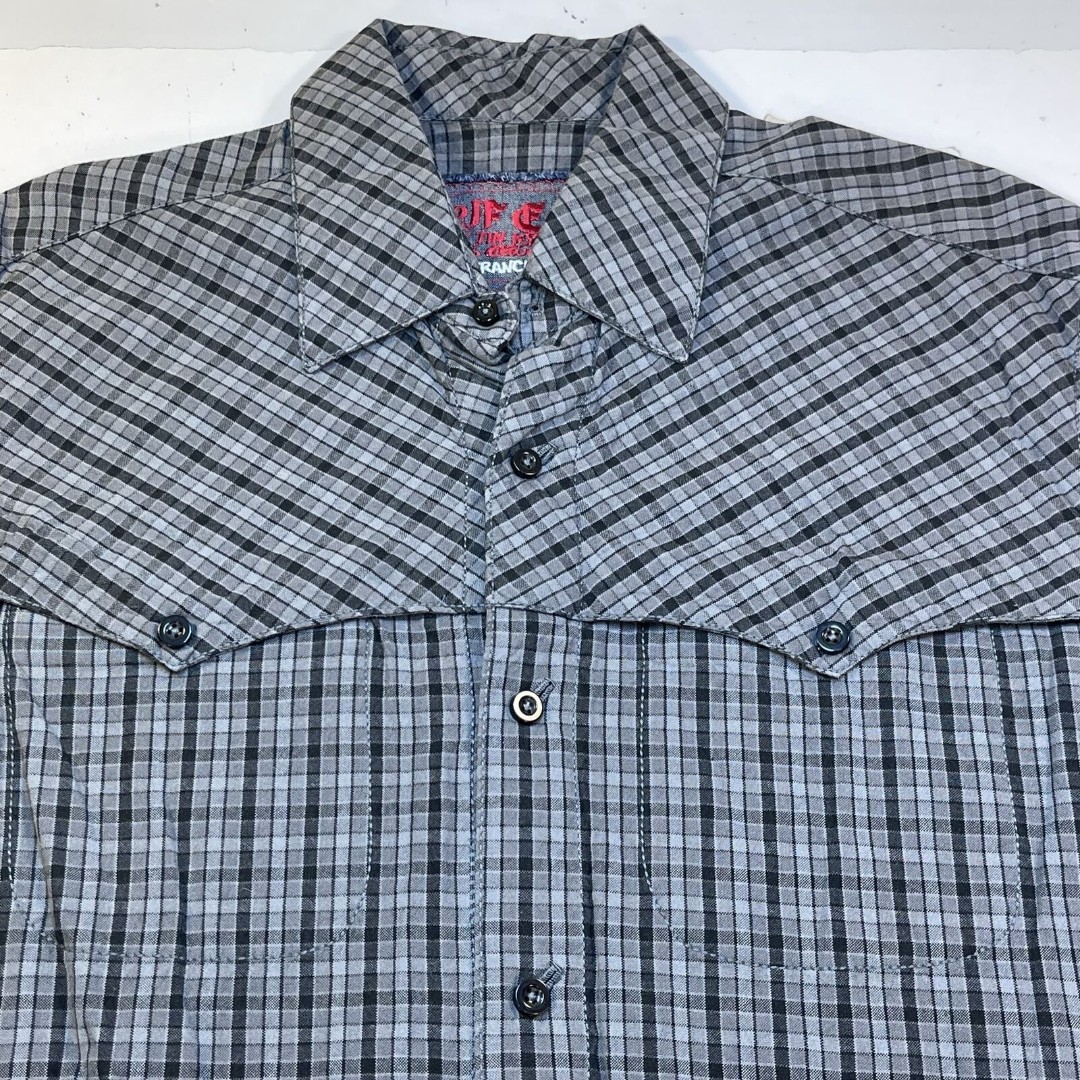 Rare SELF EDGE POTE TIN KYRIAKI BUTTON UP SHIRT Mens XL Al's Attire streetwear