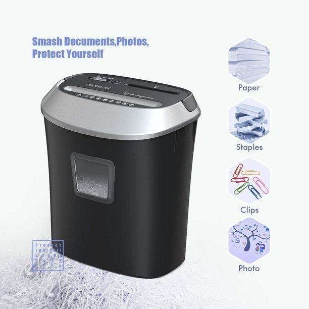 Cross-Cut Paper/Credit Card Shredder