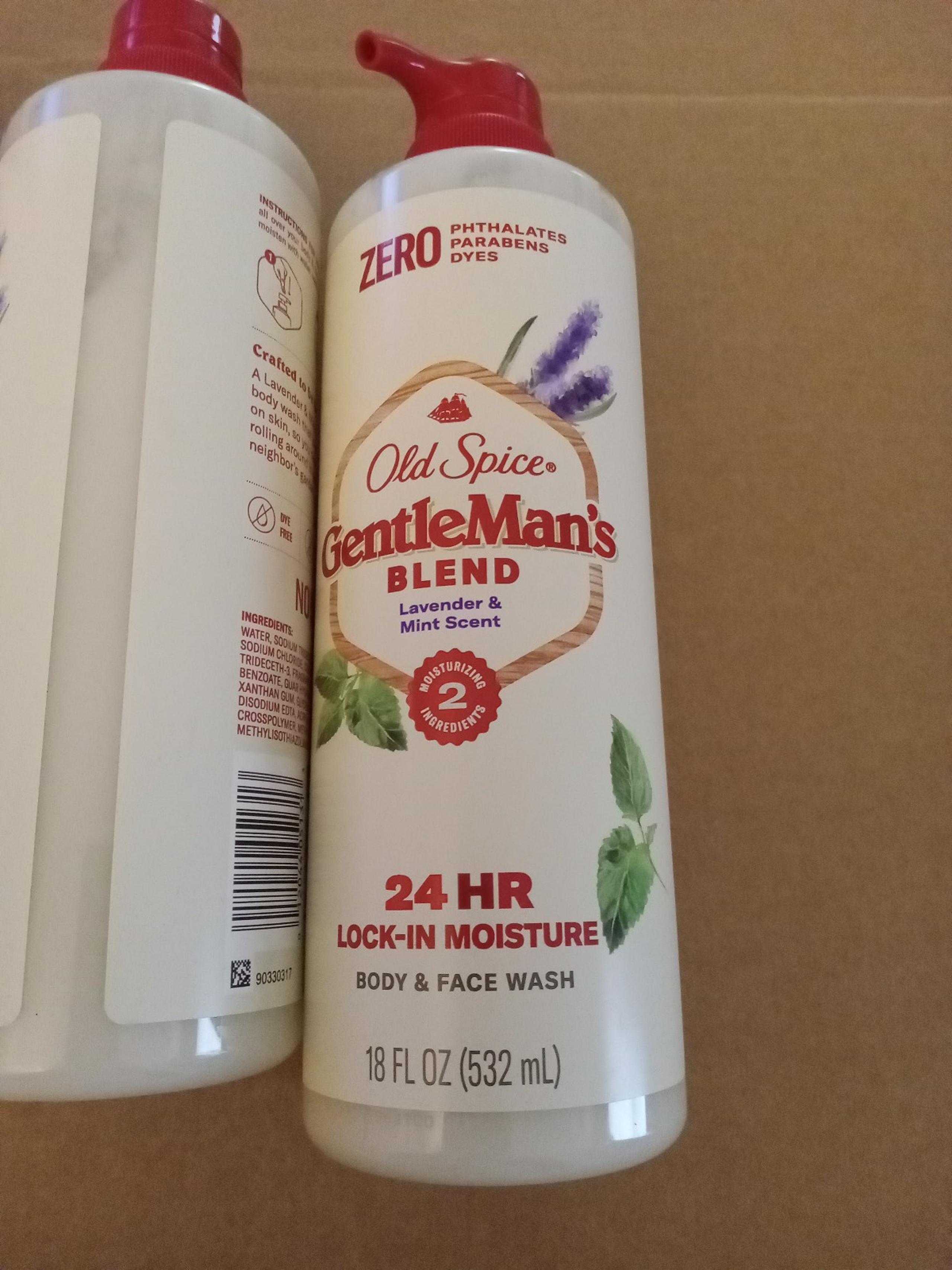 x3 Old Spice Body Wash GentleMan's Blend LAVENDER & MINT