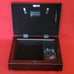 VTG Sankyo Wooden Jewelry Music Box Metal Frame