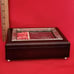 VTG Sankyo Wooden Jewelry Music Box Metal Frame