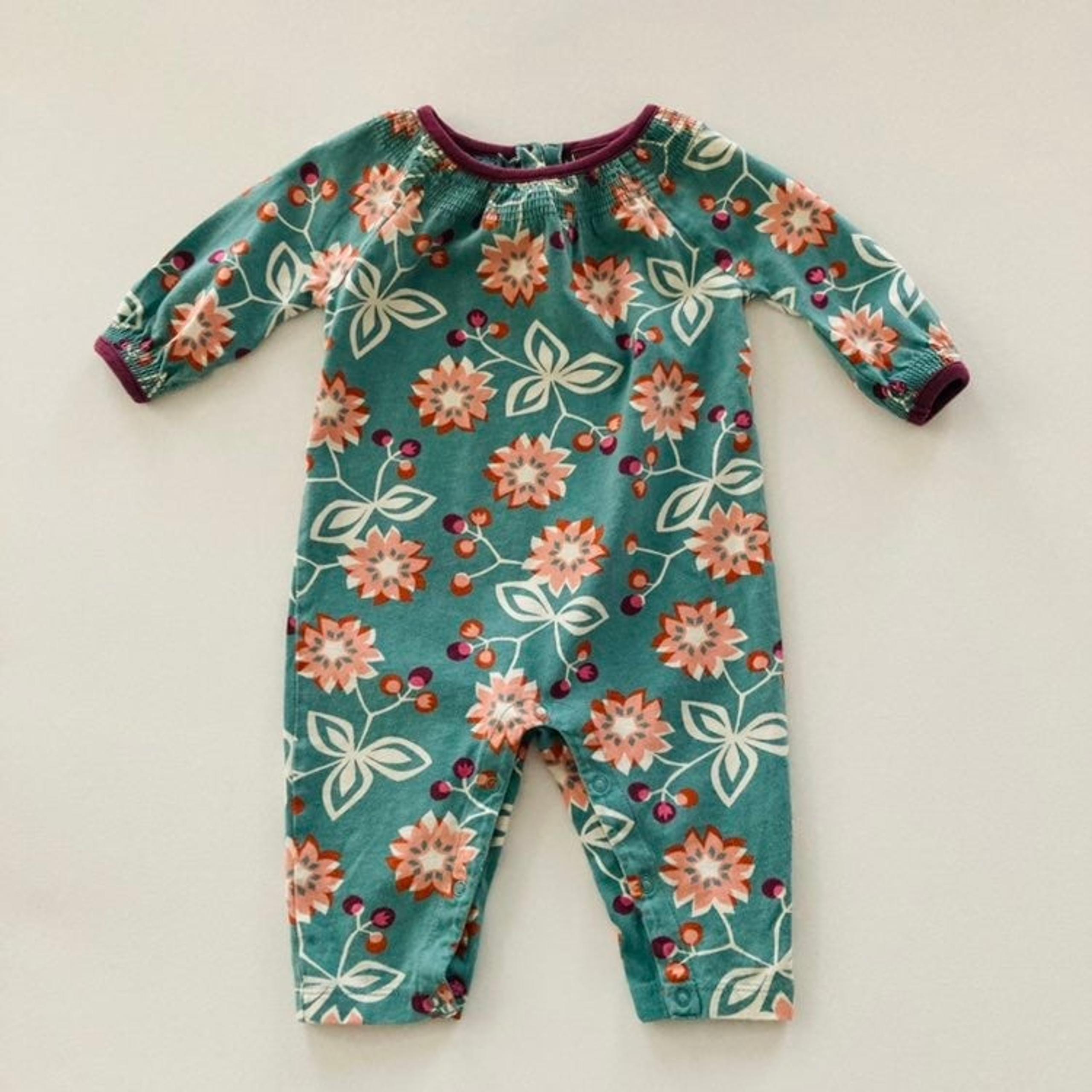 Tea Baby Girl Romper Jumpsuit Floral