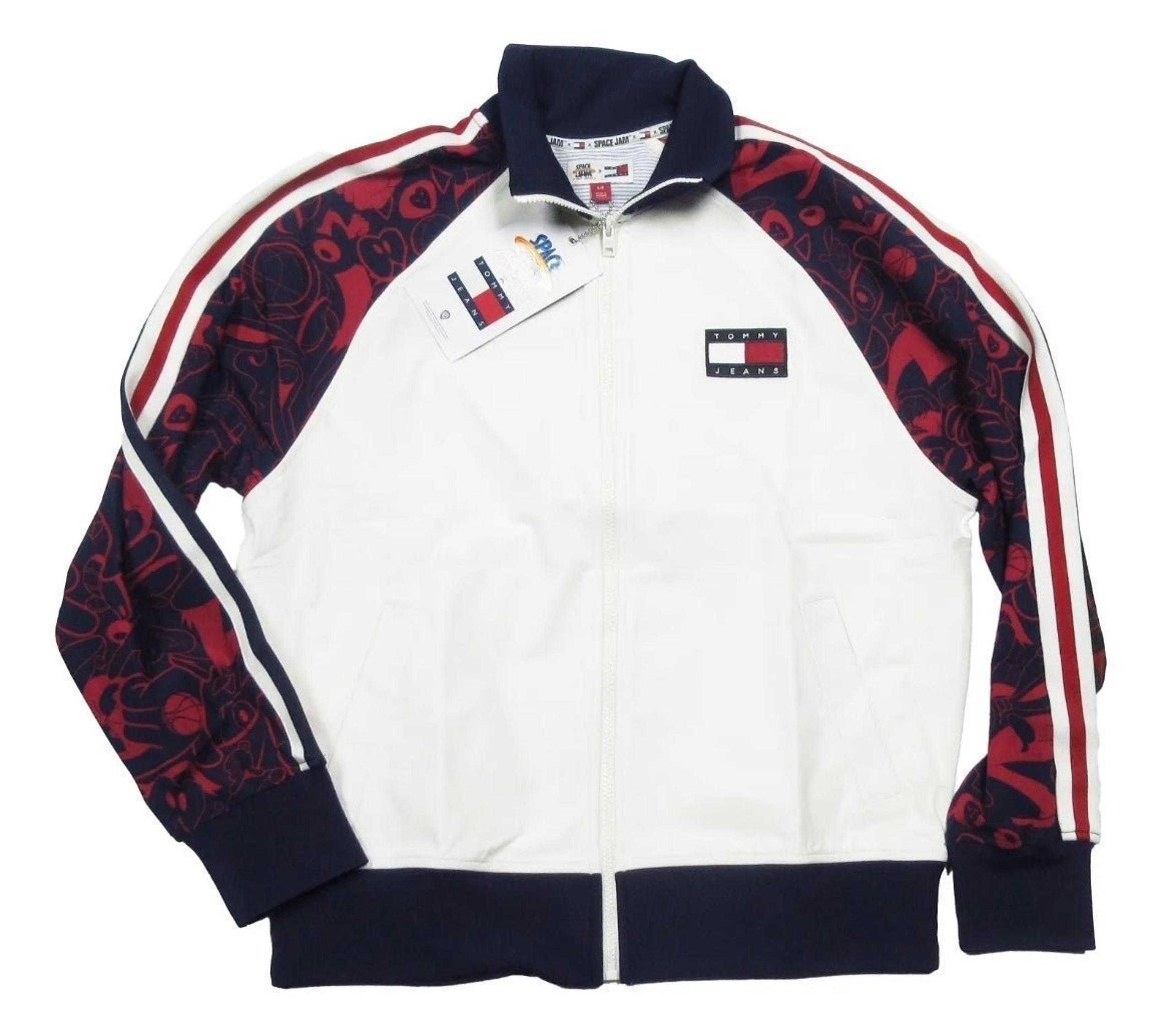 Space Jam: A New Legacy X Tommy Jeans Men's White Full Zip Track
Jacket
